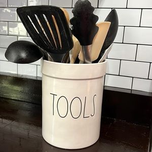 Rae Dunn countertop utensil holder